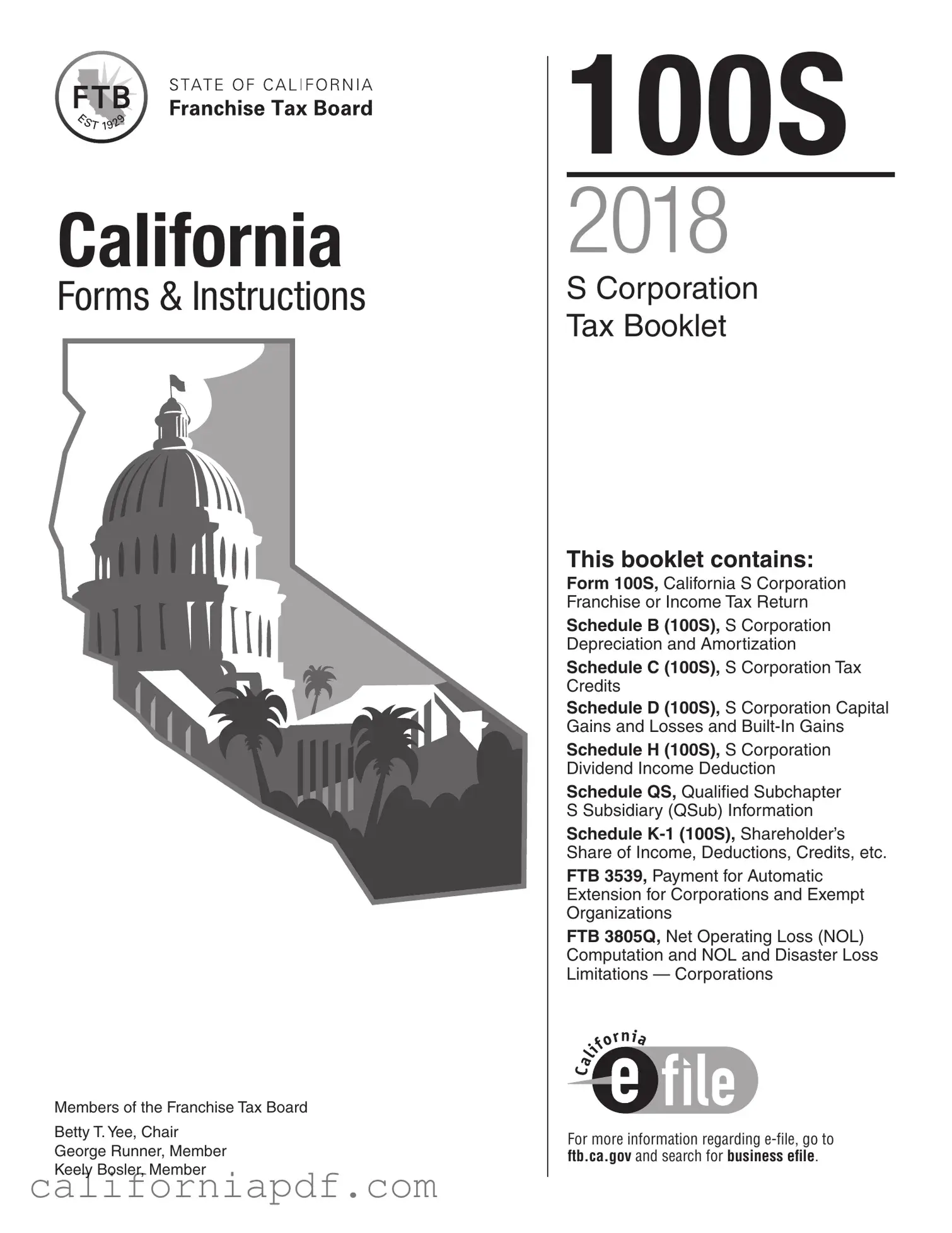 Fill a Valid California 100S Form