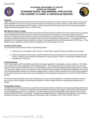 Fill a Valid California Bof 4012 Form