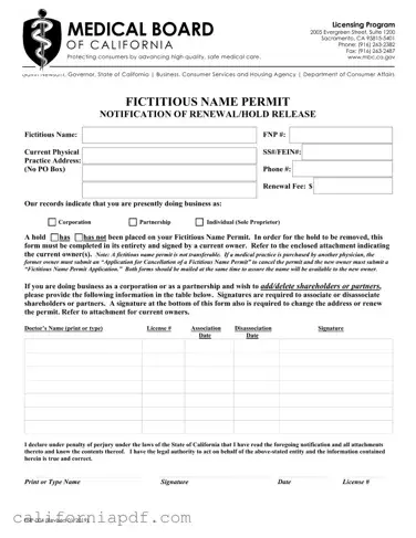 Fill a Valid California Fnp 004 Form