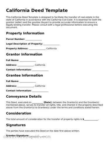 Attorney-Approved California Deed Document