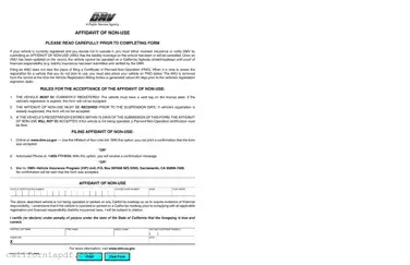 Fill a Valid California Affidavit of Non-Use REG 5090 Form